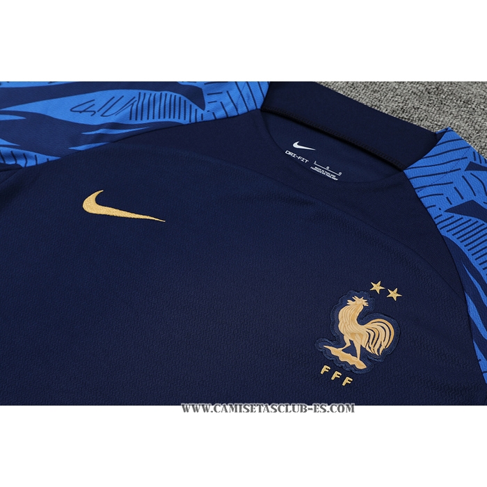 Chandal del Francia 22-23 Manga Corta Azul - Pantalon Corto